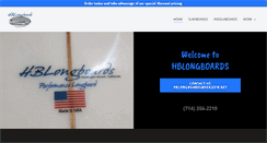Desktop Screenshot of hblongboards.com